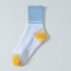 Meias de Pilates Femininas Meia-Calça Meias Listradas de Bolinhas Meias Longas Silicone Antiderrapante Profissional Fitness Yoga Meias Esportivas