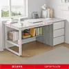 Escritorio de oficina, escritorio de estudiante, escritorio para escribir en casa, estación de trabajo de escritorio, escritorio de estudio para dormitorio, escritorio simple con cajones, escritorio para computadora