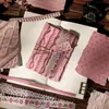 Pacote de Material de Papel Kraft Especial Mu Ran, Série Temporal Texturizada, Fundo Manuscrito Leve Retrô para Diários