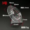 Pulsera Pulsera Pulsera de Jade Transparente Pulsera de Cristal Soporte de Exhibición de Jade Accesorios de Joyería Acrílicos