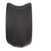 Postizo para Aumentar el Volumen, Cabello Largo Recto Esponjoso para Mujeres, Pieza Única de Alta Corona Natural Invisible Sin Costuras Extensión de Cabello Sintético