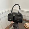 Bolso tote portátil retro de moda europea y americana transfronterizo 2024 otoño nuevo bolso de hombro de moda nicho textura pu bolso de mujer