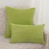 Funda de Almohada de Pana al por Mayor Transfronteriza Funda para Cojín de Sofá Lujo Ligero Tacto de Gama Alta Cojín para Cabecera Cojín para Respaldo Sin Relleno