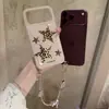 Funda de Pan con Estampado de Leopardo Estrellado Aplicable a Funda de Teléfono Apple 17 iPhone 18promax Correa 16 Nuevo Estilo Femenino 15