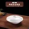Panela de Cerâmica para Ensopado com Tampa para Uso Doméstico, Adequada para Cozinhar em Banho-Maria Ninho de Pássaro e Ovos, Pequena Panela de Ensopado Estilo Shaxian