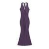 Vestido Sexy Caliente de Encaje con Cierre de Tira en el Cuello Halter, Giro, Cola de Pez para Mujer, Nuevo Estilo de Verano, Cintura Alta, Bodycon, Espalda Descubierta, Largo