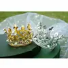 Mini Corona Pequeña Decoraciones para Pasteles Adornos Populares en Internet Lindos Princesa Reina Corona Vintage de Aleación Perla Diamante