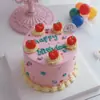 Vela Criativa Formato de Fruta Cereja Cereja Estilo Ins Coreano Vela para Bolo de Aniversário Decoração de Festa Enfeites