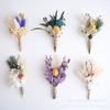 Mini Buquê para Carro, Acessórios de Presente para Eventos Comerciais, Lembrancinha de Casamento, Mini Buquê de Flores Secas em Cores Variadas