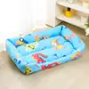 Cama para Perro Transfronteriza Caliente de Invierno Color Caramelo Cama para Perro Oso de Peluche Felpa Corta Perro Pequeño, Mediano y Grande Cama para Perro Rectangular