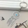 Ebay Amazon Popular Atrapasueños de Aleación Atrapasueños Colgante de Borla Llavero Colgante para Bolsa