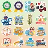 300 Pegatinas de Material para el Día del Padre, El Amor Paterno es Como una Montaña, Gratitud y Bendiciones, Decoración de Regalo Cálida y Divertida Pegatinas para DIY