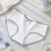 Braguitas femeninas de estilo japonés, de talle medio, antibacterianas, con entrepierna de algodón puro, transpirables, elásticas, sin costuras, tacto nude, ajustadas a las caderas, ropa interior para chicas jóvenes.