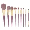 Conjunto de Pincéis de Maquiagem Batata Roxa Pequena de Cangzhou Pincel para Pó Solto Pincel para Sombra Pincel para Base Pincel de Beleza Portátil Ferramentas de Maquiagem