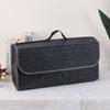 Caja de almacenamiento de fieltro al por mayor bolsa de almacenamiento plegable para maletero de coche caja de almacenamiento de fieltro para artículos varios caja de almacenamiento de bolso