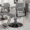 Cadeira de barbeiro salão de cabeleireiro banqueta para corte de cabelo salão de beleza área de permanente e coloração assento elevatório cadeira de salão de beleza