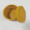Caixa Redonda Pequena de Silicone Platina para Conservar Alimentos Geladeira Cozinha Caixa Bento Aquecimento no Micro-ondas Selada Pequena Caixa de Almoço Caixa de Armazenamento