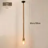 Luminária Pendente de Corda de Cânhamo Vintage Estilo Industrial Loft Pendente Pequeno de Cabeça Única Estilo Country Americano Luminária Pendente para Balcão de Café Bar