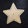Artesanato DIY de Natal em Madeira para Pais e Filhos, Enfeites Pendentes de Madeira Pintados para Decoração de Casa, Rena de Madeira Natural