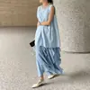 Impresionante Top sin Mangas con Espalda Descubierta para Mujer Moda Verano 2026 Ropa Exterior Holgada con Mangas Murciélago Espalda Hermosa Top de Vacaciones de Moda