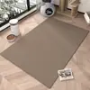 Alfombrilla Sencilla de Color Sólido de Barro de Diatomeas para Mascotas, Absorbente de Agua y Fácil de Cuidar, Alfombrilla para Comida, Resistente a Manchas, Antideslizante, Alfombrilla para Valla de Gato y Perro, No Lavable
