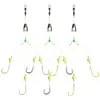 Anzuelos de Pesca Anti-Enredo para Pesca Salvaje: Anzuelos Flotantes de Bola con Tres Ganchos, Anzuelos Dorados para Mar, Anzuelos Dorados con Manguito, Anzuelos Ise Ni para Carpa, Carpa Crucian y Carpa Plateada