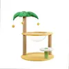 Árbol para Gatos Hogar Ahorro de Espacio Apartamento Pequeño Rascador para Gatos Árbol para Gatos Cama para Gatos Integrada Cápsula Espacial Multifuncional Árbol para Gatos