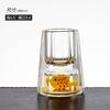 Copa de Licor Creativa de Gran Capacidad, Copa de Vino Pequeña de Cristal, Jinshan Doméstico Simple de Siete Colores Pieza Única, Moderna y Simple