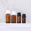 Frasco de Óleo Essencial Marrom 10ml 15ml 20ml 30ml 50ml 100ml Tampa Grande Frasco de Vidro Marrom Reutilizável para Perfume