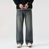 Ropa Popular para Hombre / Otoño 2026 Nuevo Estilo Americano Holgado Recto Streetwear Pierna Ancha Versátil Retro Jeans Pantalones Largos
