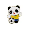 Broche de Mercadoria Esportiva de Futebol Liga de Zinco Impressão UV Estrela do Futebol Rei do Futebol Decoração de Roupa Insígnia de Lembrança