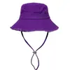 En stock Algodón Puro Lavado Sombrero de Pescador con Volantes Hyun-a Sombrero de Cubo para Mujer para Compras y Viajes Sombrero de Sol Personalizado de Moda