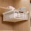 Cesta organizadora retrátil para meias caixa de armazenamento caixa para roupas íntimas prateleira inferior de guarda-roupa gaveta cesta suspensa