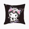 Almohada Kuromi Linda de Dibujos Animados, Almohada de Anime Creativa de Alto Valor, Almohada de Soporte Lumbar para Sofá de Sala de Estar, Funda de Almohada Doble Cara