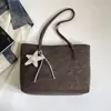 2026 Nueva Bolsa de Gran Capacidad para Viajes Diarios Bolsa para Mujer de Moda Tendencia Bolso de Hombro Único Versátil para Estudiantes Universitarios Bolsa Tote para Viajes Diarios