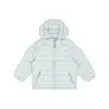 Chamarra de plumas para niños Nuo Mi Wanzi 2026 nuevo estilo de invierno 95% plumón de pato blanco ligera con capucha abrigo cálido resistente al agua