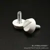 Altura do pé ajustável 6mm pé ajustável ferragens para móveis pé ajustável mesa e cadeira almofada pé linear PVC parafuso pé ajustável