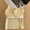 Camisola Dulce y Delicada con Ribete de Encaje para Mujer con Diseño de Botones, Espalda Hermosa, Corte Ajustado, Top Versátil para Usar por Encima