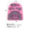 BK1004 pétalos hojas decoración de la casa molde de silicona molde de yeso