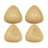 Inserções Triangulares para Bojo de Roupa de Banho, Almofadas de Esponja para Biquíni Dupla Face, Sutiã Push-Up, Almofadas de Silicone Invisíveis, Espessadas