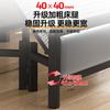 Cama Dobrável Cama de Solteiro Doméstica Adulto Cama de Casal Quarto de Aluguel Simples Portátil Escritório Intervalo de Almoço Cama de Ferro