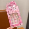 Pegatinas de Uñas Sanrio para Niñas, Arte de Uñas Lindo y Divertido, Piezas de Uñas para Estudiantes, Piezas de Uñas Dulces, Uñas Postizas para Niños