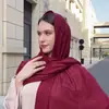 Bufanda Larga de Bambú Popular Transfronteriza Casual Versátil Personalidad Color Sólido Minimalista Cómoda Transpirable Ropa de Viaje Chal Multiusos