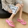 Chanclas de EVA para Mujer Verano 2024 Estilo Nuevo Calzado Exterior Zapatos de Playa Antideslizantes para la Costa Celebridad de Internet Sandalias y Chanclas Gruesas