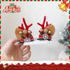 Horquilla navideña creativa para niños, bonita decoración navideña, horquilla de alce, accesorios para el cabello con astas, regalo de Navidad