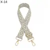 Accesorios de correa de hombro para bolso de rombos nuevo transfronterizo correa de hombro única cruzada ajustable reemplazo correa de hombro larga correa de cordón jacquard