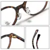 72396 Nuevo Armazón de Lentes Ovalados Ligeros Nerd de Tr90 para Hombres y Mujeres Gafas Planas Retro Pueden Combinarse con Armazones para Lentes de Prescripción