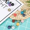 Bola de Cristal Natural de Venta Caliente Transfronteriza 25mm Conjunto de Siete Estrellas Adornos de Bola Feng Shui Artesanías Pulidas de Piedra Cruda de Cristal