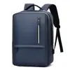 Mochila nueva transfronteriza de moda para hombre, mochila moderna y elegante, bolsa para portátil, maletín de negocios impermeable de gran capacidad