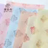 Xihuanon Jardim Urso Gelatina Filme Flor Papel de Embrulho DIY Desenho Animado Translúcido Floricultura Materiais Florais Atacado